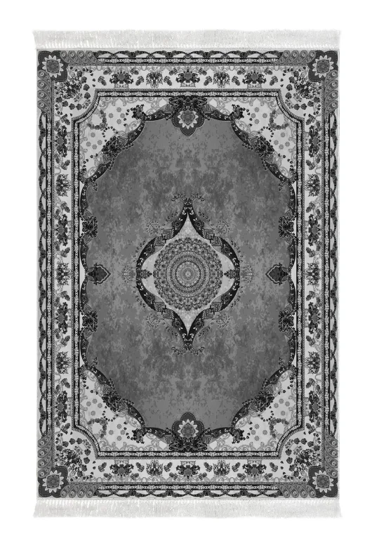 Alanur Home 721-Trend-2 Eko Trend Djt Halı Yıkanabilir Kaymaz Taban 721 Klasik Antrasit