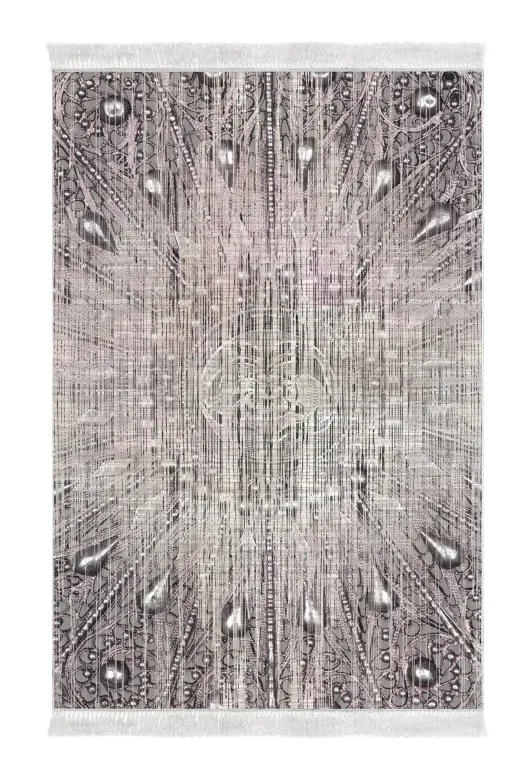 Alanur Home 743-yatak-3-pcs-K-S Eko Trend Djt Yıkanabilir Kaymaz Taban 3 Lü Yatak Odası Takımı 743 Modern Pudra
