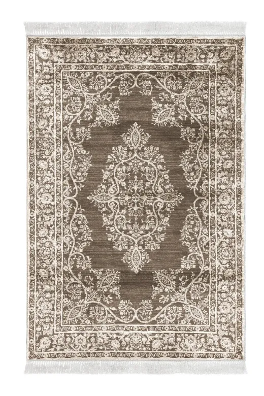 Alanur Home 762-eko-klozet-K-S Eko Trend Djt 2 Li Yıkanabilir Kaymaz Taban Banyo Paspas 762 Osmanli Vizon 60 X 100 - 50 X 60