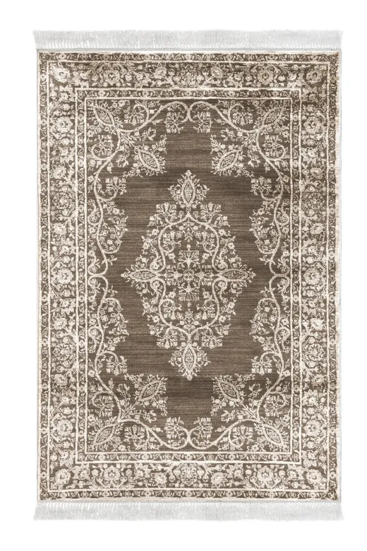 Alanur Home 762-Trend-Banyo Eko Trend Djt Banyo Paspası Yıkanabilir Kaymaz Taban 762 Osmanlı Vizon
