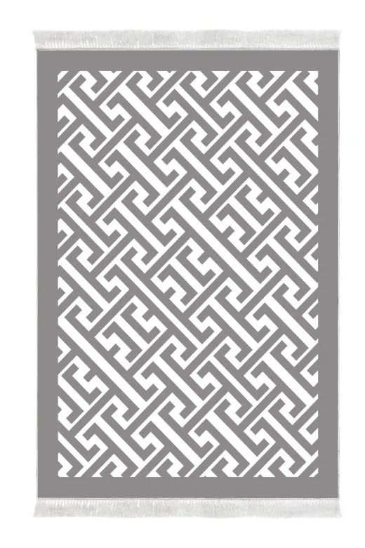 Alanur Home 769-Trend-2 Eko Trend Djt Halı Yıkanabilir Kaymaz Taban 769 Modern Gri