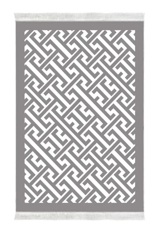 Alanur Home 769-Trend-Banyo Eko Trend Djt Banyo Paspası Yıkanabilir Kaymaz Taban 769 Modern Gri