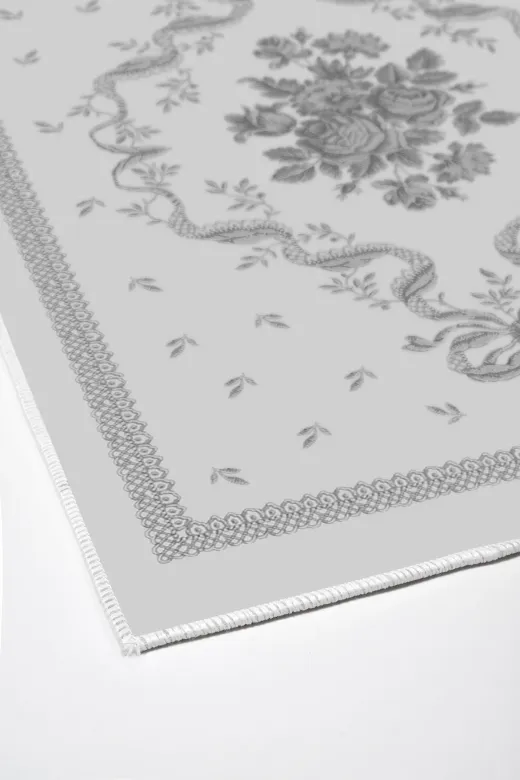 Alanur Home Alanur Trend Kaymaz Taban Dijital Banyo 2'li Klozet Takımı Kt462 Gri