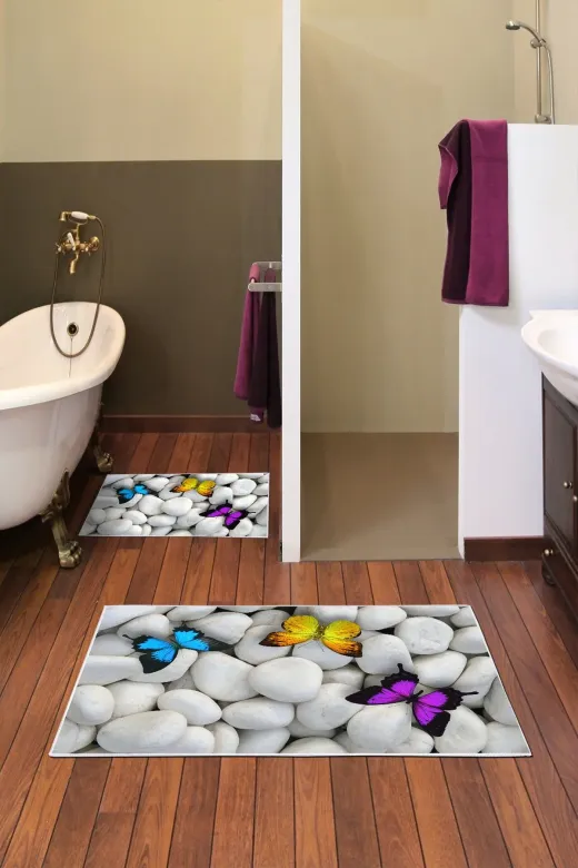 Alanur Home Alanur Trend Kaymaz Taban Dijital Banyo 2'li Klozet Takımı Kt432 Krem