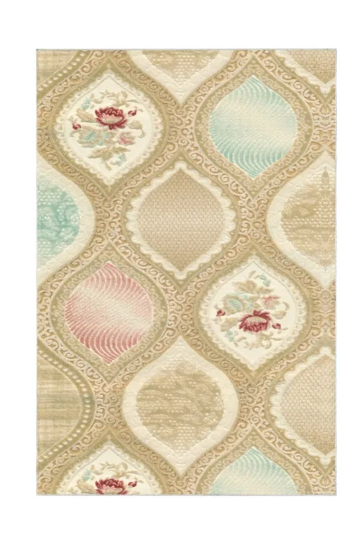 Alanur Home Alanur Trend Kaymaz Taban Dijital Banyo 2'li Klozet Takımı Kt458 Krem