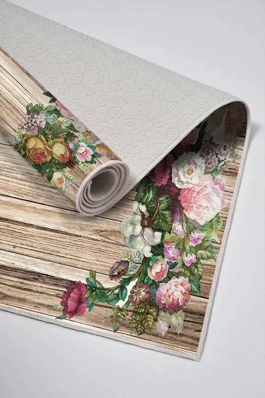 Alanur Home Alanur Trend Kaymaz Taban Dijital Banyo Takımı Kt470 Kahve