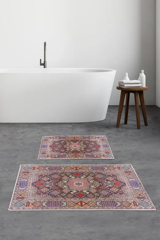 Alanur Home Alanur Trend Kaymaz Taban Dijital Banyo Takımı Kt438 Multi