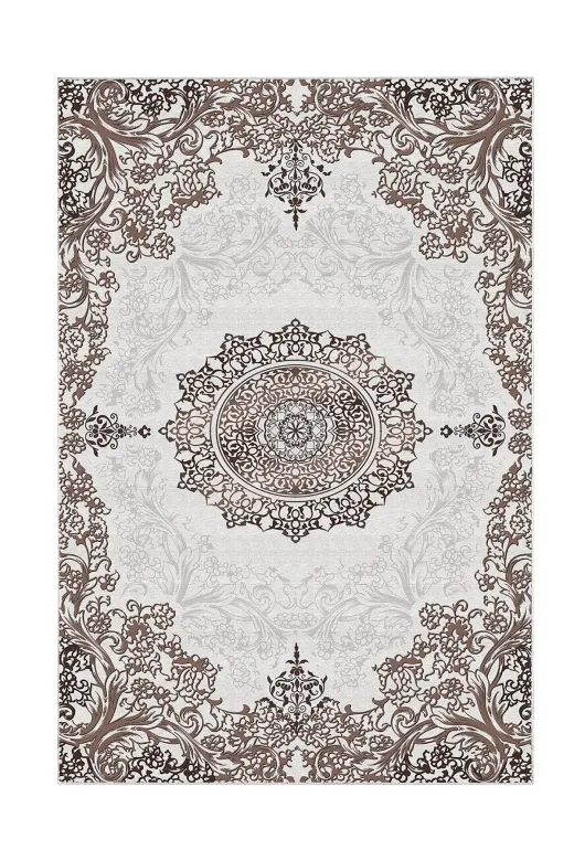 Alanur Home Alanur Trend Kaymaz Taban Dijital Banyo Takımı Kt466 Kahve