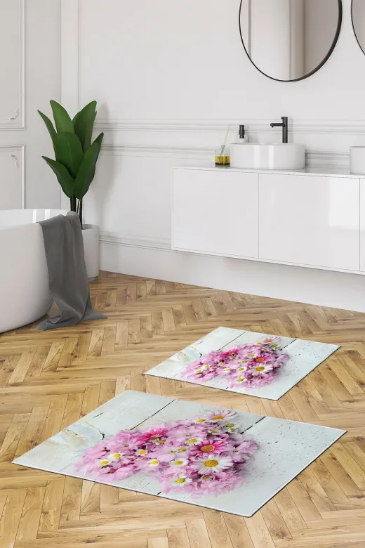 Alanur Home Alanur Trend Kaymaz Taban Dijital Banyo Takımı Kt422 Mint