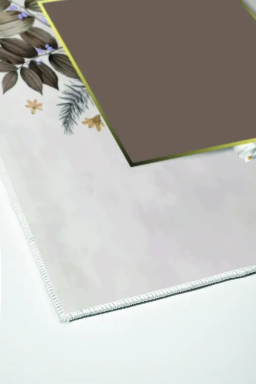 Alanur Home Alanur Trend Kaymaz Taban Dijital Banyo Takımı Kt471 Bej