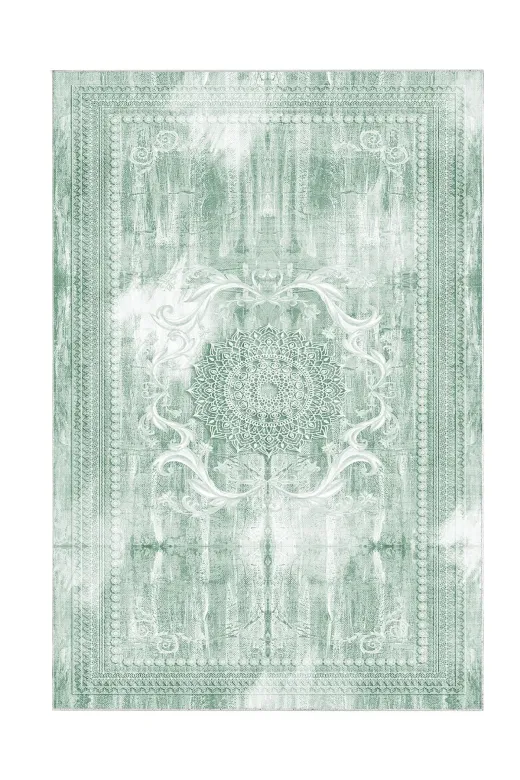 Alanur Home Alanur Trend Kaymaz Taban Dijital Banyo Takımı Kt448 Yeşil