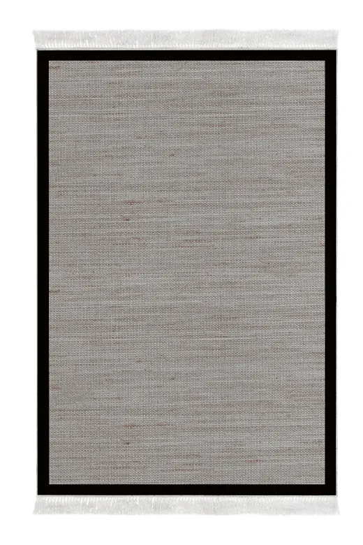 Alanur Home E5001-sckl-p-hali Kaymaz Dijital Mutfak & Salon Halı Star Pamuk Saçaklı Dokuma E5001