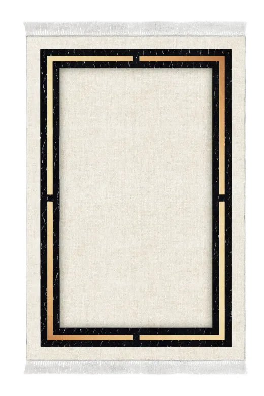 Alanur Home F5006-yatak-3-pcs-K-S Eko Trend Djt Yıkanabilir Kaymaz Taban 3 Lü Yatak Odası Takımı F5006 Modern Bej