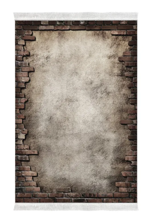 Alanur Home F5049-Trend-Banyo Eko Trend Djt Banyo Paspası Yıkanabilir Kaymaz Taban F5049 Modern Gri