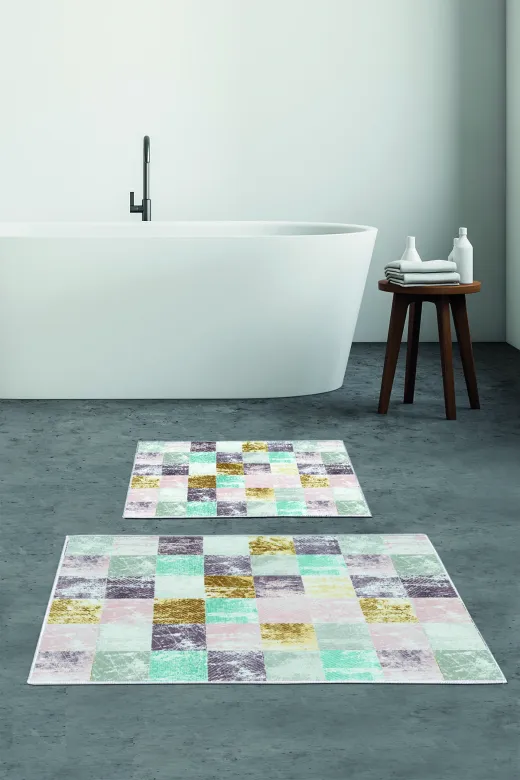 Alanur Home Kaymaz Taban Dijital Banyo Takımı Kt411 Multi