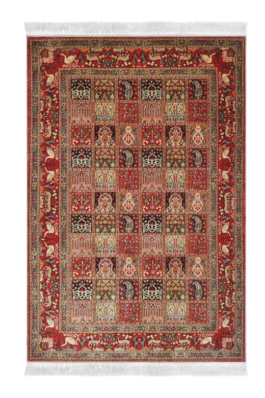 Alanur Home M12295-Trend-Banyo Eko Trend Djt Banyo Paspası Yıkanabilir Kaymaz Taban M12295 Persian Bordo