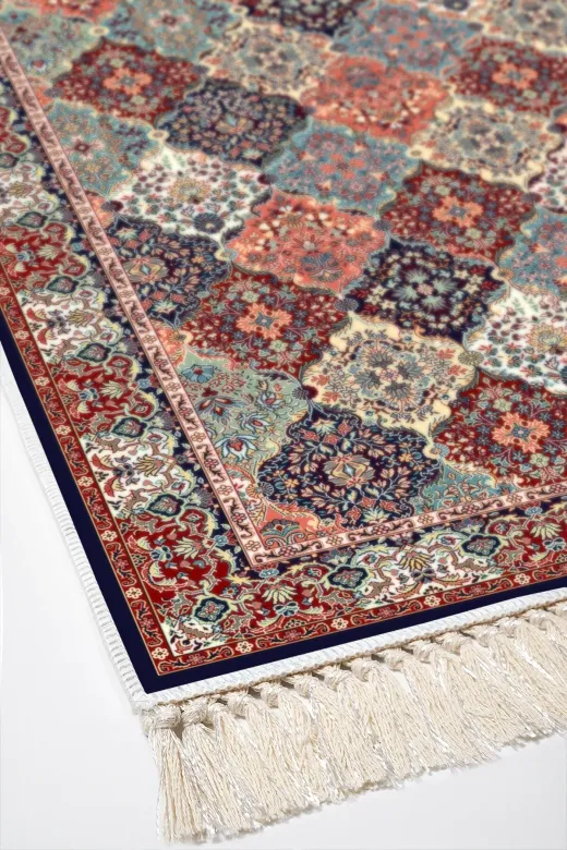 Alanur Home S5008-Trend-Banyo Eko Trend Djt Banyo Paspası Yıkanabilir Kaymaz Taban S5008 Persian Renkli