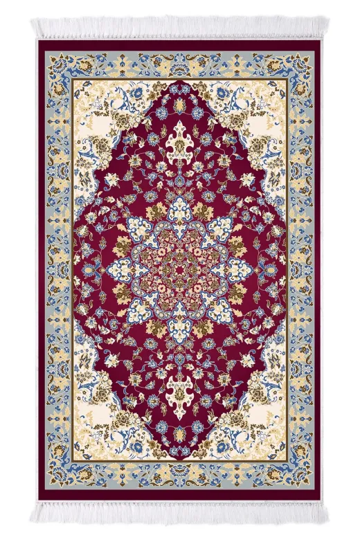 Alanur Home SCD_K_1016 Bordo  Inci Dijital Seccade 70X110 1016