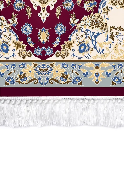 Alanur Home SCD_K_1016 Bordo  Inci Dijital Seccade 70X110 1016