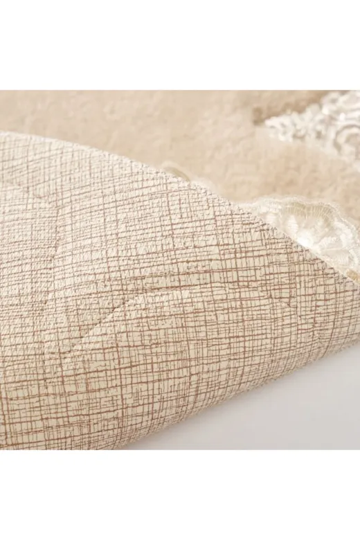 Alanur Home ZARO15 Zara Oval 2 Li Banyo Takımı (65 X 115 - 55 X 65 ) Cappuccino