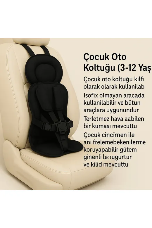 Alfagrup çocuk oto koltuğu Bebek - Çoçuk Oto Koltuğu 3-12 Yaş Çoçuk Oto Koltuğu Emniyet Kemeri