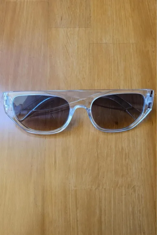 ALMR-0019 Kadın Maria Cat Eye Dikdörtgen Vintage Model Güneş Gözlüğü