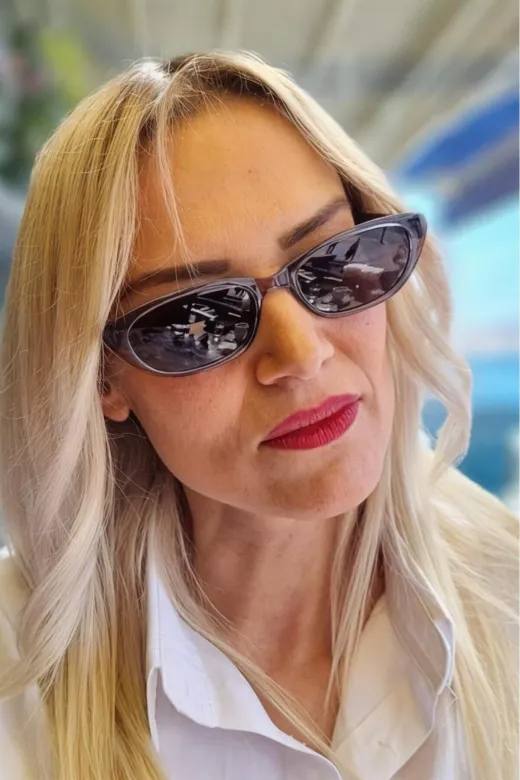 ALMR-302 Kadın Naomi Cat Eye Retro Model Güneş Gözlüğü