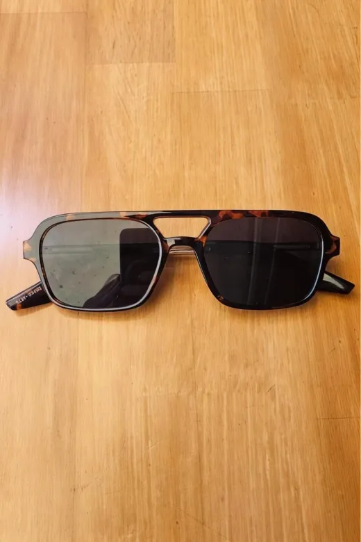 ALMR-400 Unisex Sidney Dikdörtgen Retro Model Güneş Gözlüğü