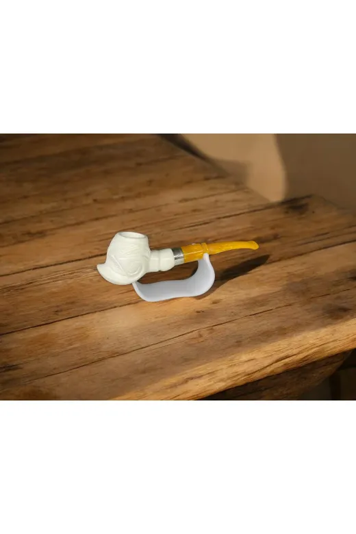 Altınışık Lületaşı 0097 Golden Leaf Lületaşı Pipo