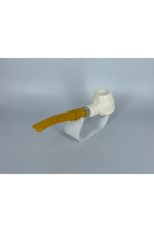Altınışık Lületaşı 0097 Golden Leaf Lületaşı Pipo