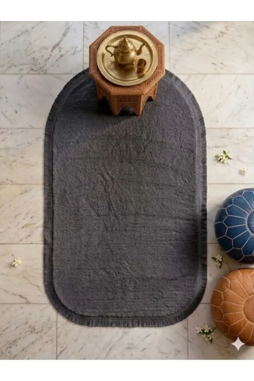 ALTUN CARPET DGFHJKIMOÖK Modern Seccade 75X120 Kaymaz 12Ml Hav Yuksekliği Var 2 Cm Kalin Taban Pelüş Halidan Üretilmiştir