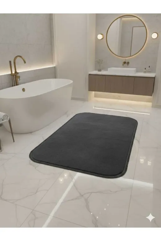 ALTUN CARPET FGDRTJYRUIYUJ Modern Saçakli Pelüş Kaymaz Taban Hali Salon Koridar Banyo Yatak Odasi İçin Antialerjik