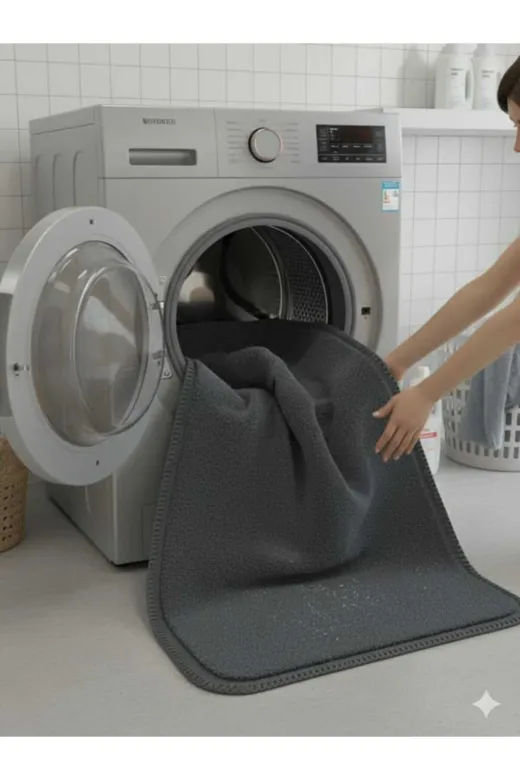 ALTUN CARPET FGDRTJYRUIYUJ Modern Saçakli Pelüş Kaymaz Taban Hali Salon Koridar Banyo Yatak Odasi İçin Antialerjik