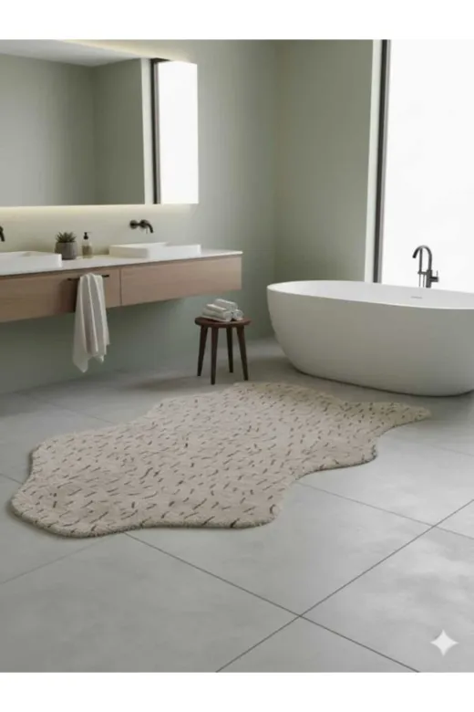 ALTUN CARPET fgxdhktulyışuojk Beneklı Post Pelüş Halı Kaymaz Taban Ayı Post Yerli Kaymaz Halıdan Üretilmekte