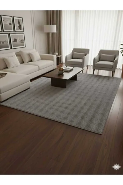 ALTUN CARPET FJXRSDYTERUTIO8U7YTGRF Açik Giri Modern Babil Yumurta Model Kaymaz Tabanli Pelüş Hali 2Cm Kalinlik 12Ml Hav