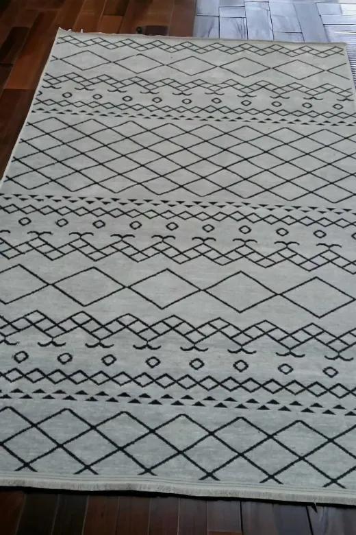 ALTUN CARPET GFHD6TU7GH Şonil Giri  Dokuma Kilim Modern Pamuk Taban Kaymaz Özellik Ev Tekstil