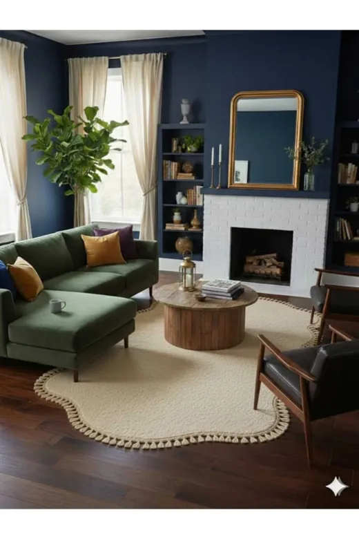 ALTUN CARPET MODERN SALON GFHCTJG Ponpon Saçakli Oval Modern Post Hali Pelüş Hali Çift Kafa Post
