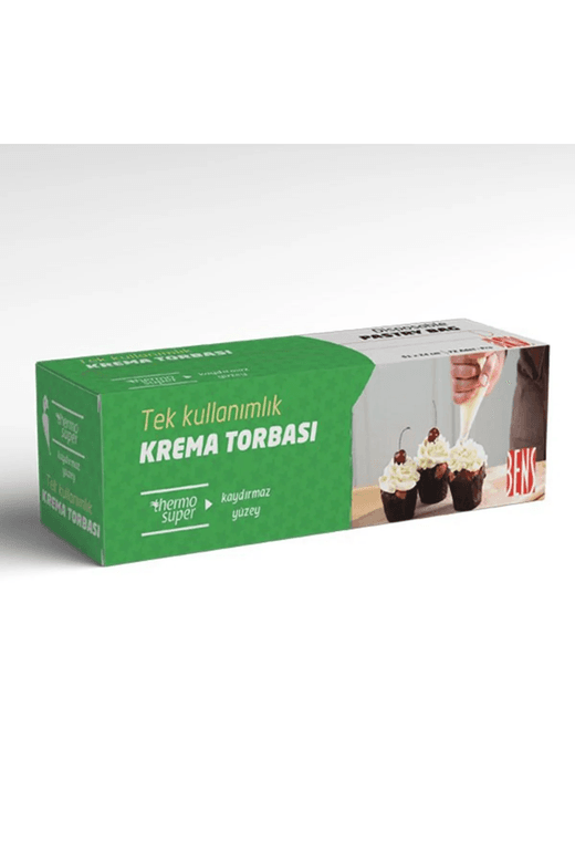 ambalajciburada 420-515000 Yeşil Renk Krema Krem Şanti Sıkma Torbası Tek Kullanımlık 51Cm 72'li