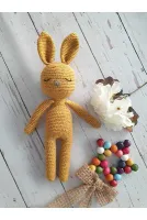 Amigurumi Organik Örgü Oyuncak Tavşan