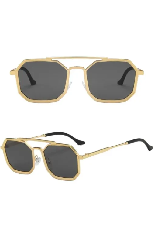 AMR1050 Kadın Steampunk Gretel Gold Metal Güneş Gözlüğü