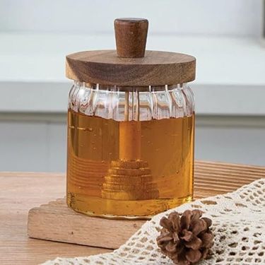 Anda 57855210125607680184975 450 Ml Akasya Kapaklı Kaşıklı Cam Bal Kavanozu Saklama Kabı Pinterest Tasarım Erzak Bakliyat Kabı 7009