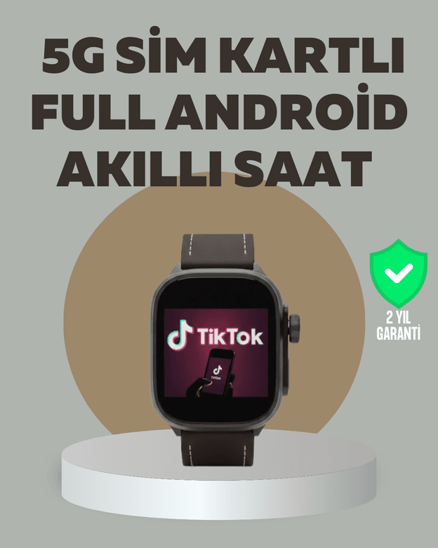 Android Akıllı Saat 5G Destekli Uygulama İndirme