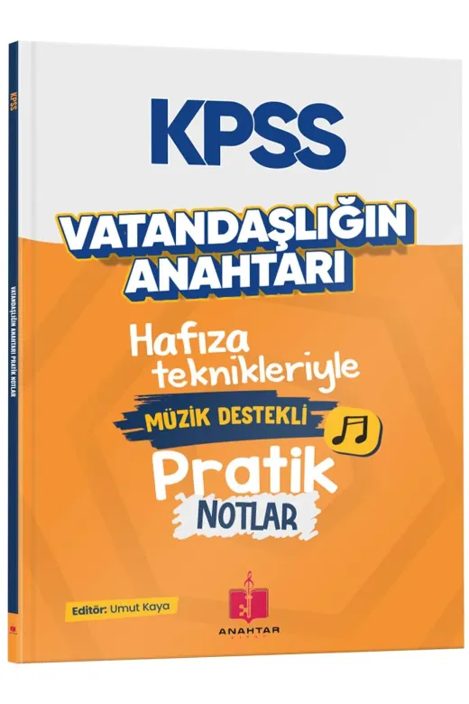 Andromeda 0030 Kpss Vatandaşlığın Anahtarı Müzik Destekli Pratik Notlar - Umut Kaya