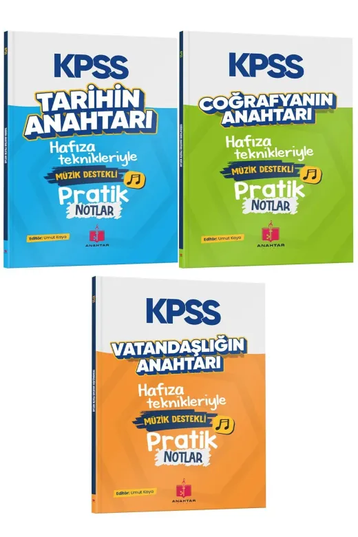 Andromeda 041245 2026 Kpss Pratik 3'lü Hafıza Teknikleriyle Müzik Destekli Set - Genel Kültür