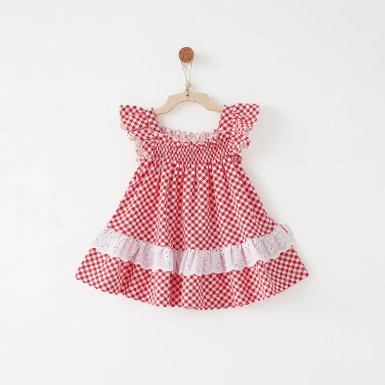 Andywawa AC26689 Herry Chatty Elbise Red