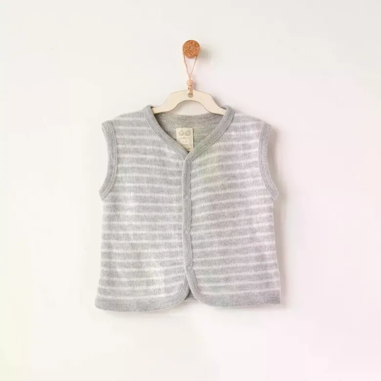 Andywawa Bebek Yelek Casual Ac26221 Grey