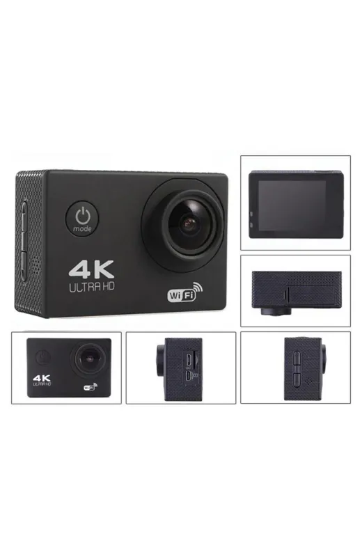 Anka Aksiyon Kamerası Wi-Fi Ks503 4K Ultra Hd 170 Derece 32 Gb