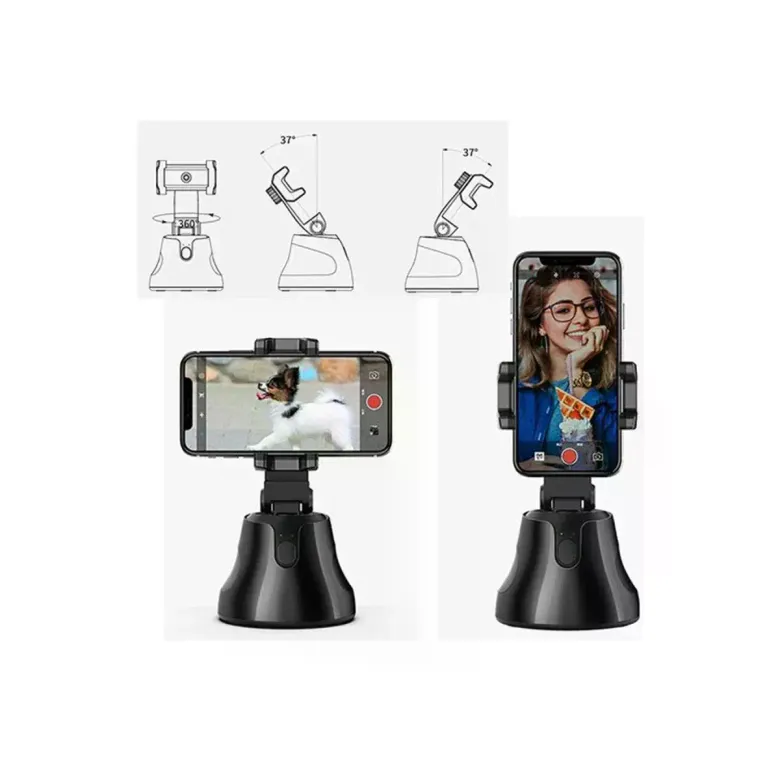 Apai Genie 360 Derece Takip Etme Özellikli Selfie Gimbal - Siyah