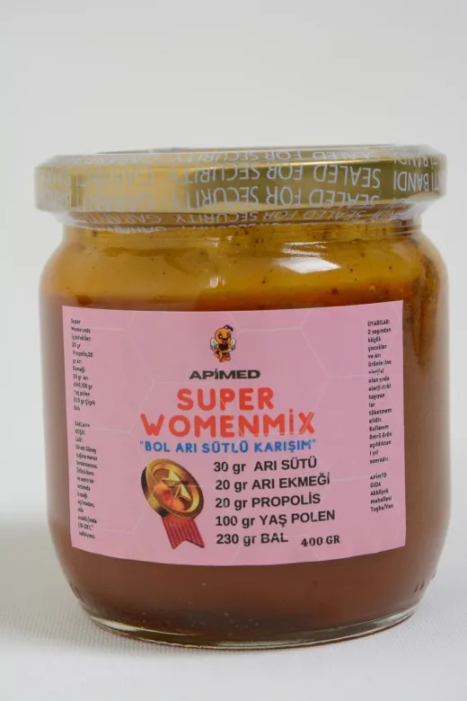 APİMED APMDS106 Şifa Kuvvet Karışımı 400 G | Arı Sütü + Propolis + Yaş Polen