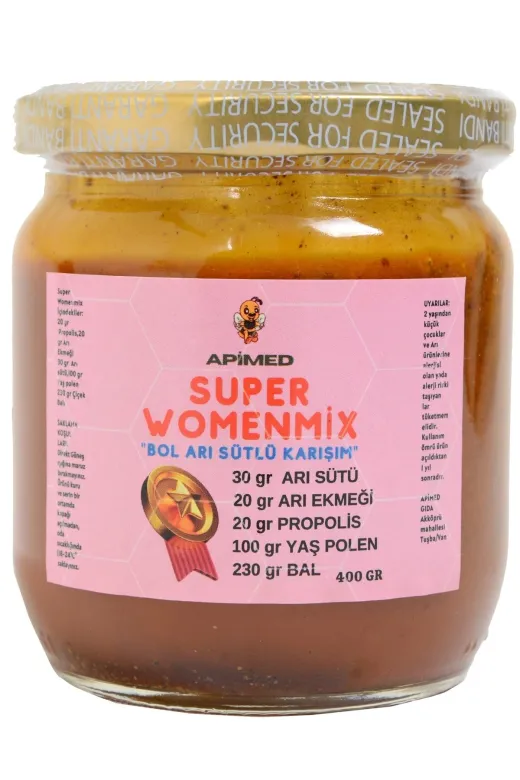 APİMED APMDS106 Şifa Kuvvet Karışımı 400 G | Arı Sütü + Propolis + Yaş Polen